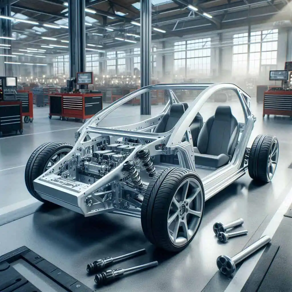 Aluminum EV chassis